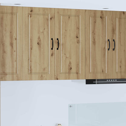 vidaXL Wall Cabinet PORTO Artisan Oak 80 x 31 x 80 cm Engineered Wood