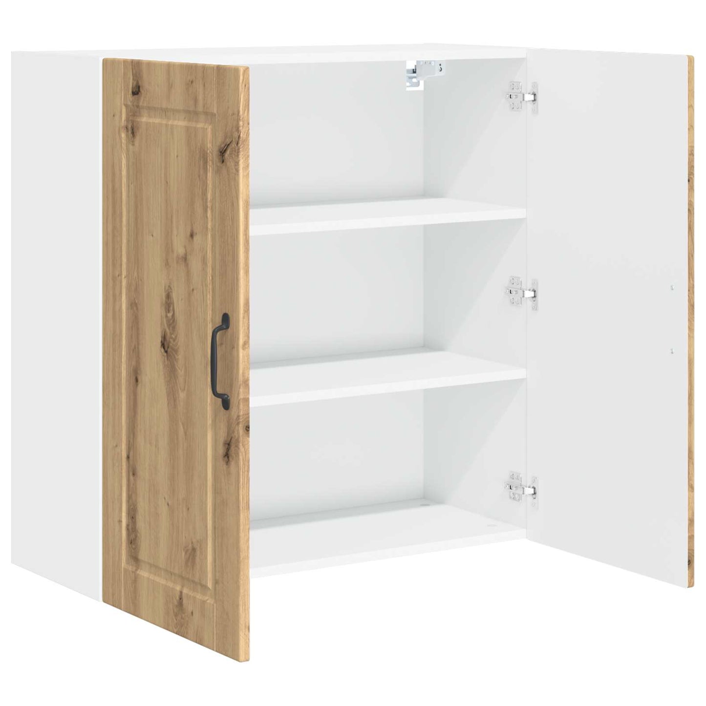 vidaXL Wall Cabinet PORTO Artisan Oak 80 x 31 x 80 cm Engineered Wood