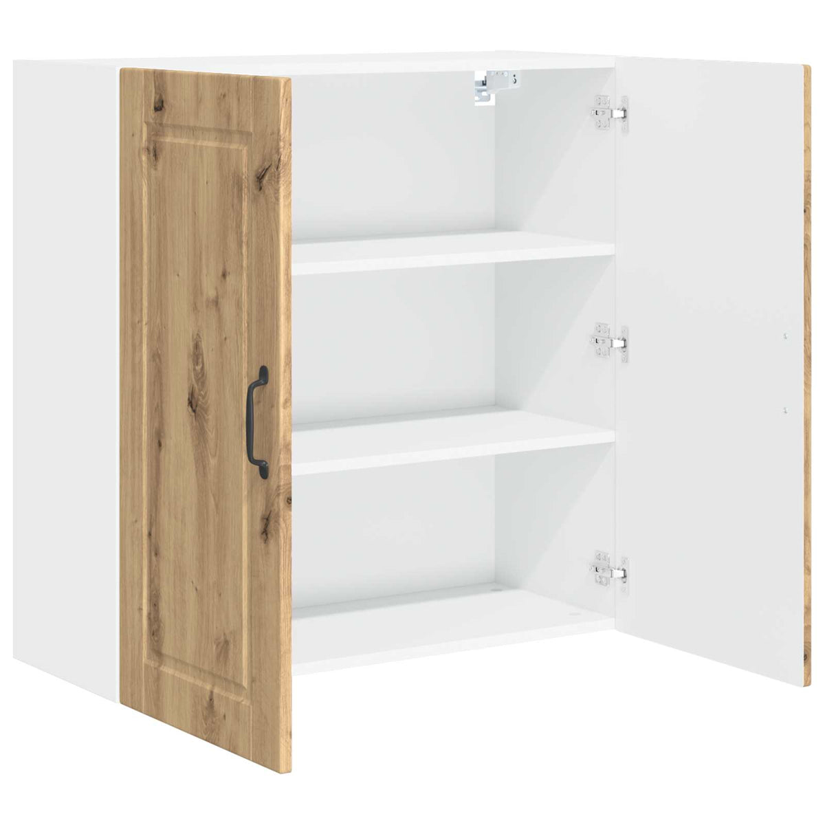vidaXL Wall Cabinet PORTO Artisan Oak 80 x 31 x 80 cm Engineered Wood