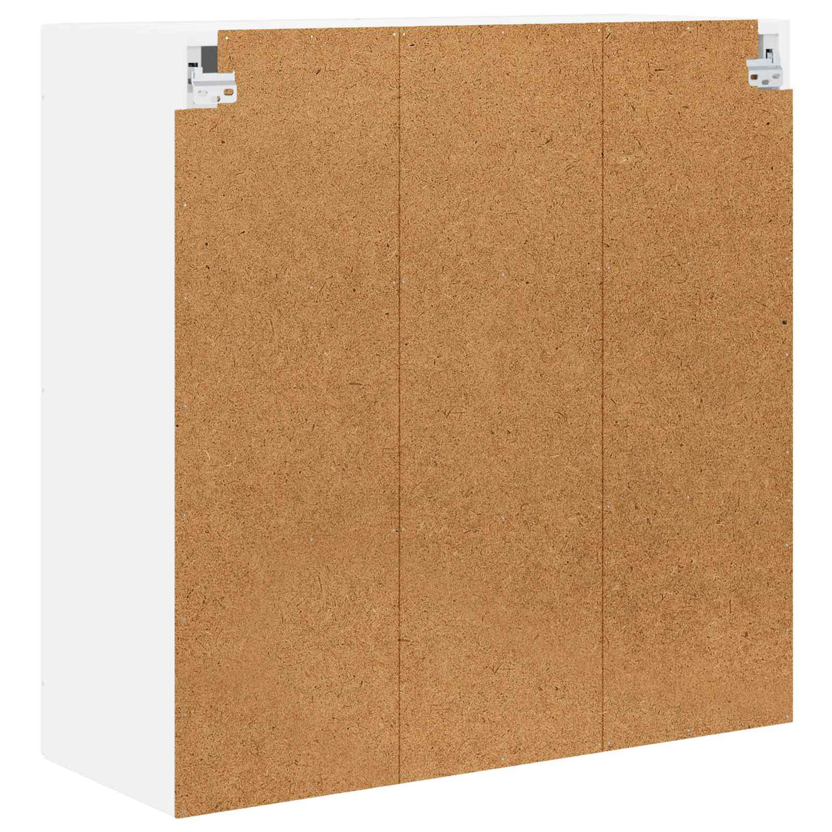 vidaXL Wall Glass Cabinet PORTO White 80 x 31 x 80 cm Engineered Wood