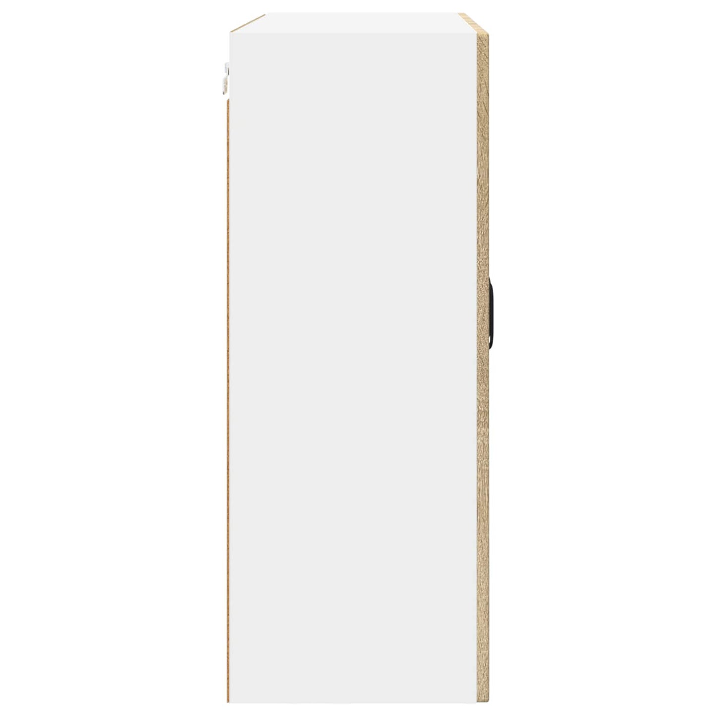 vidaXL Wall Glass Cabinet PORTO Sonoma Oak 80 x 31 x 80 cm