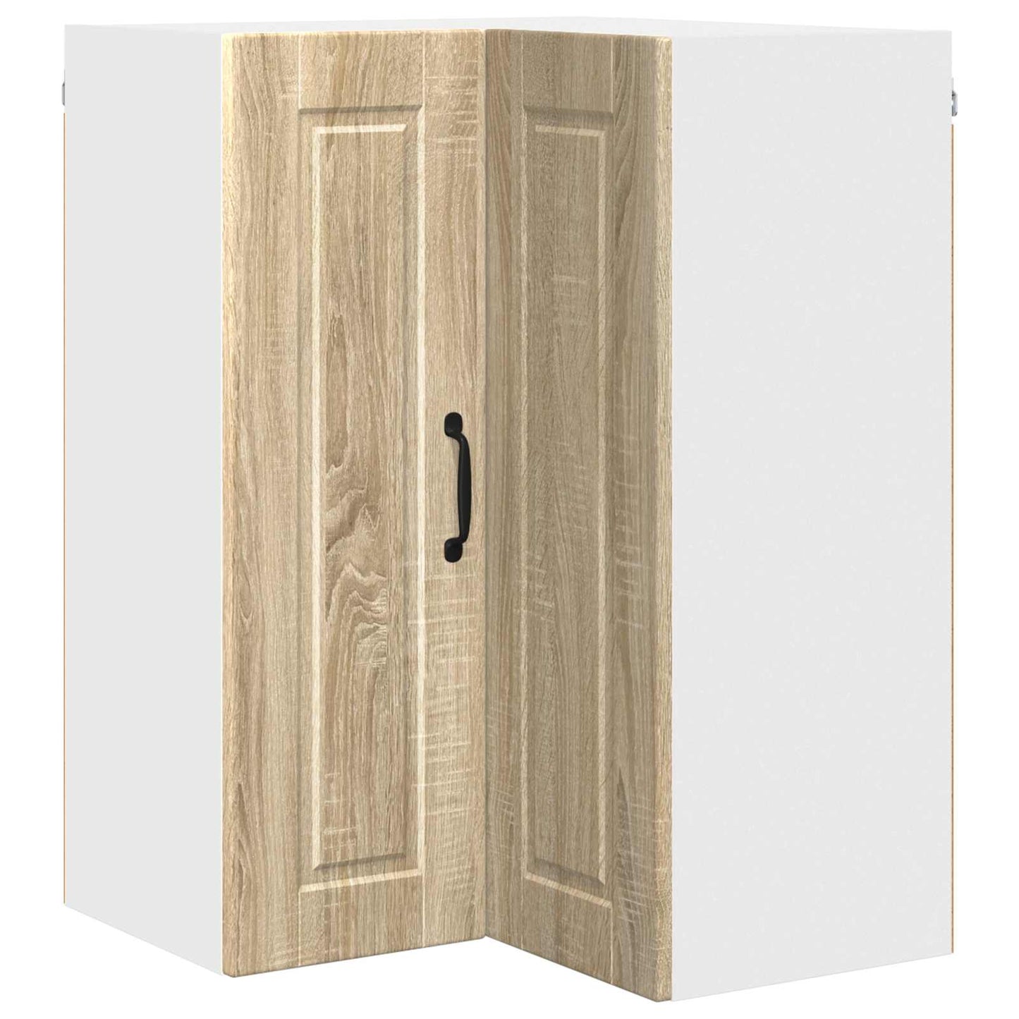 vidaXL Wall Corner Cabinet PORTO Sonoma Oak 57 x 57 x 80 cm