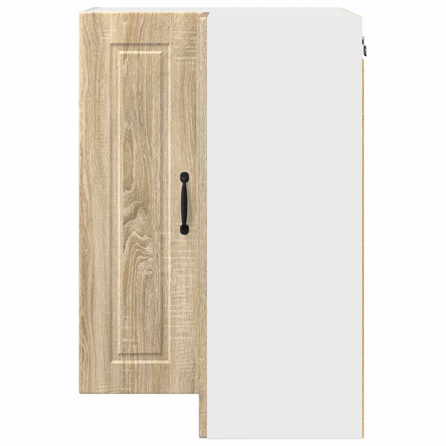 vidaXL Wall Corner Cabinet PORTO Sonoma Oak 57 x 57 x 80 cm