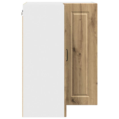 vidaXL Wall Corner Cabinet PORTO Artisan Oak 57 x 57 x 80 cm