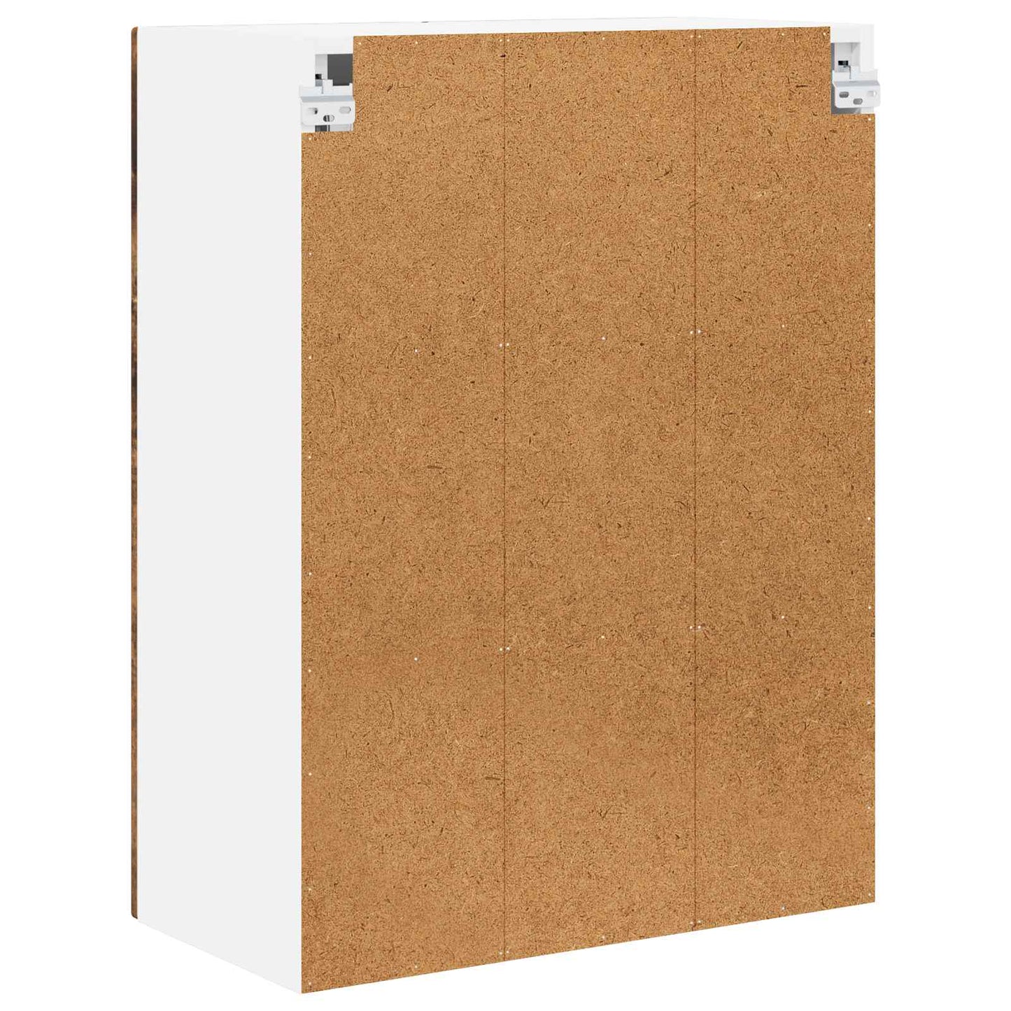 vidaXL Wall Glass Cabinet PORTO Smoked Oak 60 x 31 x 80 cm