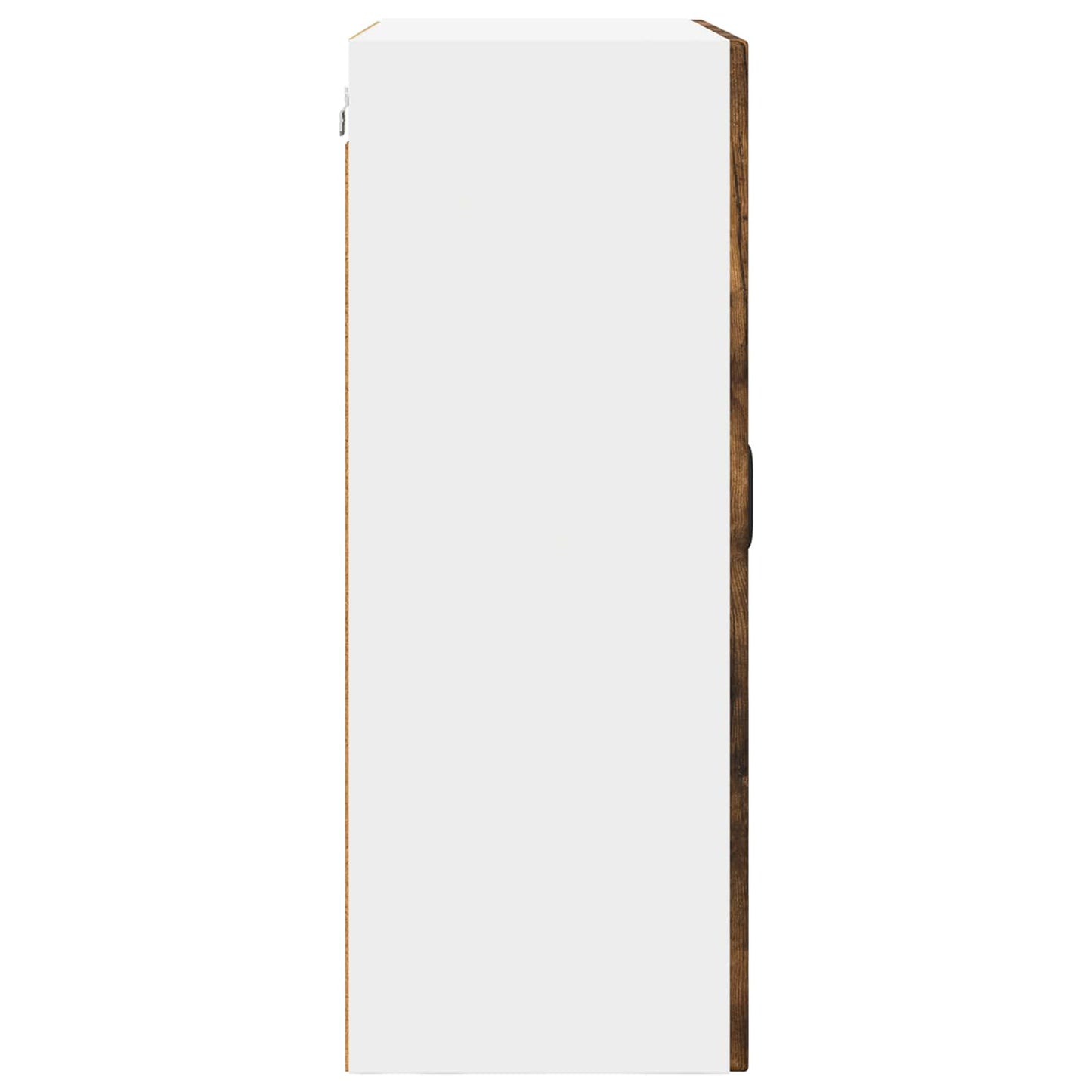vidaXL Wall Glass Cabinet PORTO Smoked Oak 60 x 31 x 80 cm