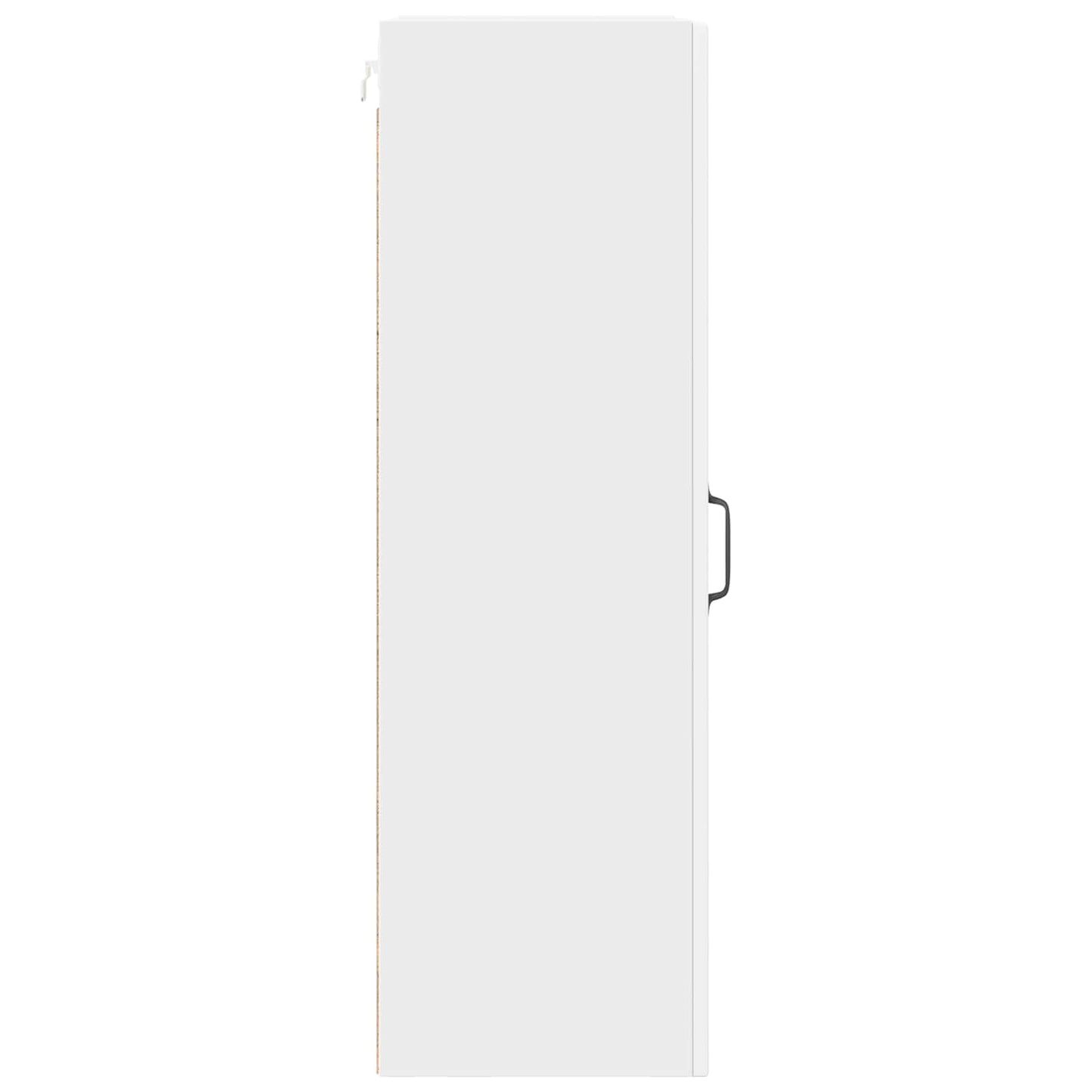 vidaXL Wall Glass Cabinet PORTO White 40 x 31 x 100 cm Engineered Wood