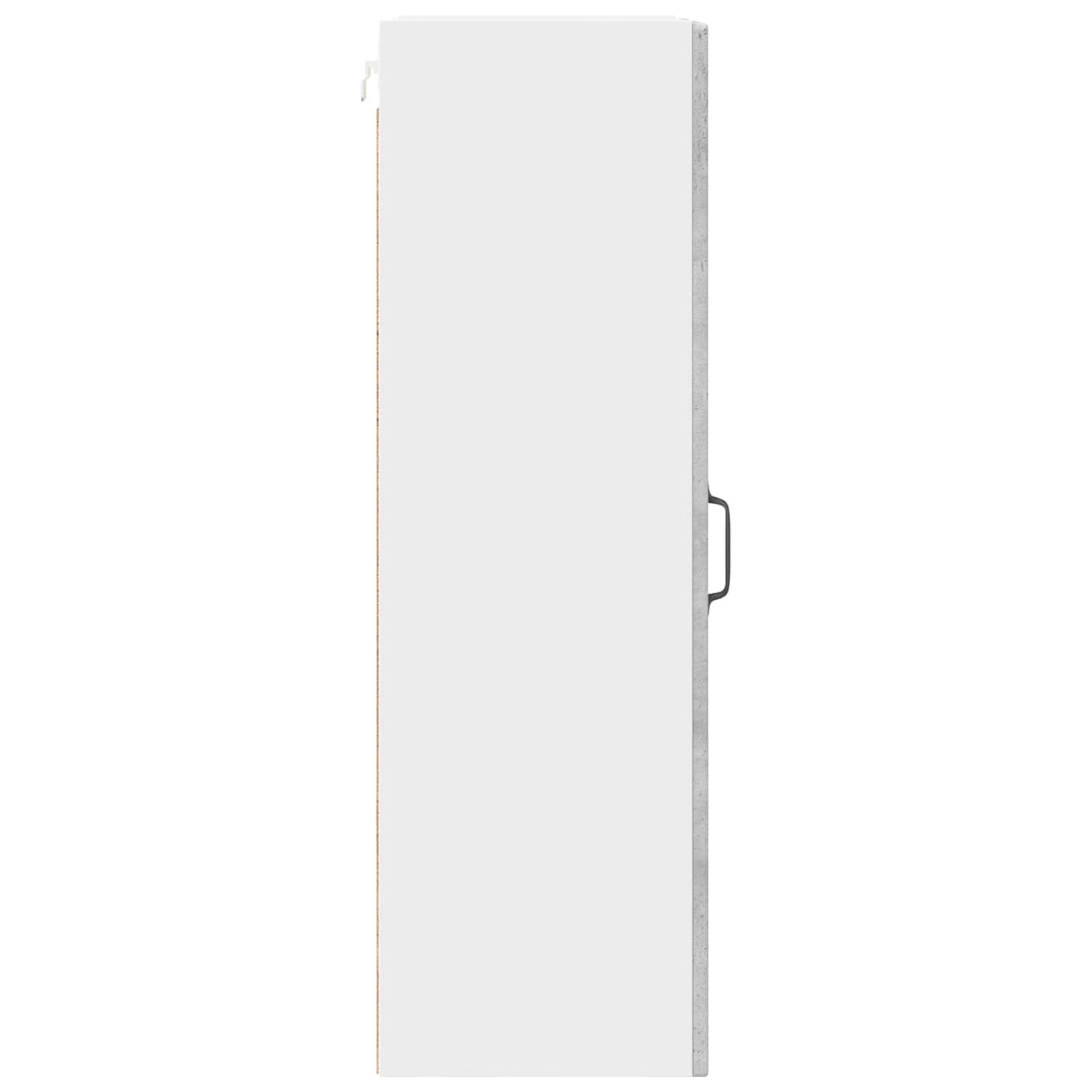 vidaXL Wall Glass Cabinet PORTO Concrete Grey 40 x 31 x 100 cm