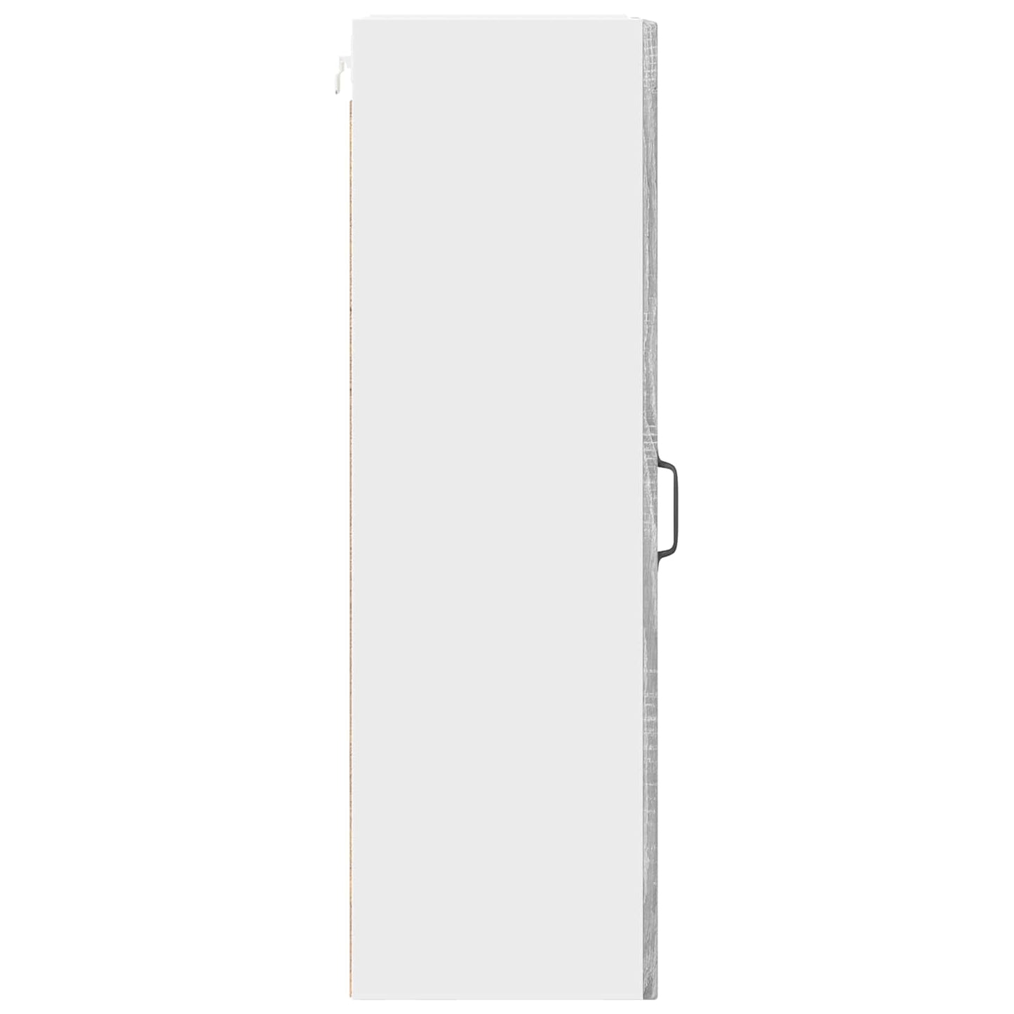 vidaXL Wall Glass Cabinet PORTO Grey Sonoma 40 x 31 x 100 cm