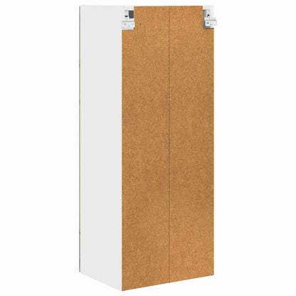 vidaXL Wall Glass Cabinet PORTO Artisan Oak 40 x 31 x 100 cm