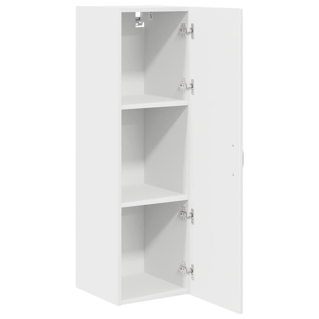 vidaXL Wall Cabinet PORTO White 30 x 31 x 100 cm Engineered Wood