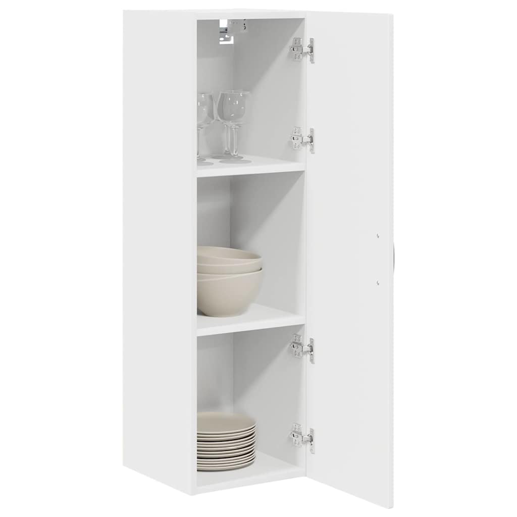 vidaXL Wall Cabinet PORTO White 30 x 31 x 100 cm Engineered Wood