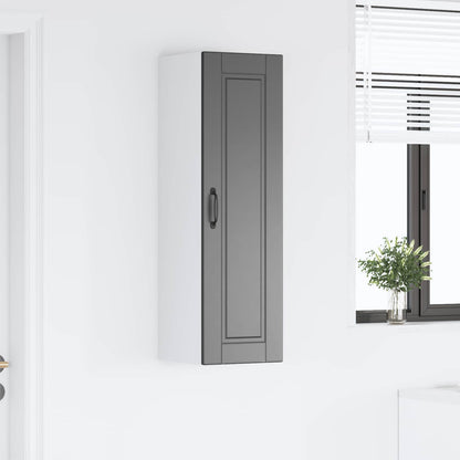 vidaXL Wall Cabinet PORTO Black 30 x 31 x 100 cm Engineered Wood