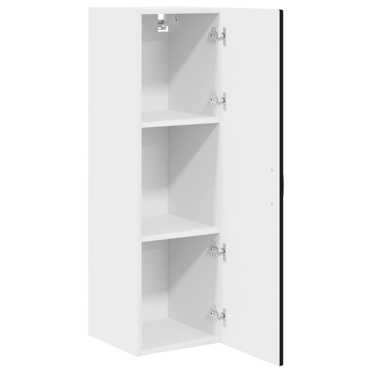 vidaXL Wall Cabinet PORTO Black 30 x 31 x 100 cm Engineered Wood