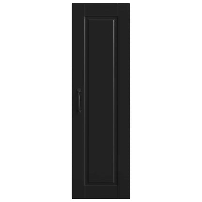 vidaXL Wall Cabinet PORTO Black 30 x 31 x 100 cm Engineered Wood