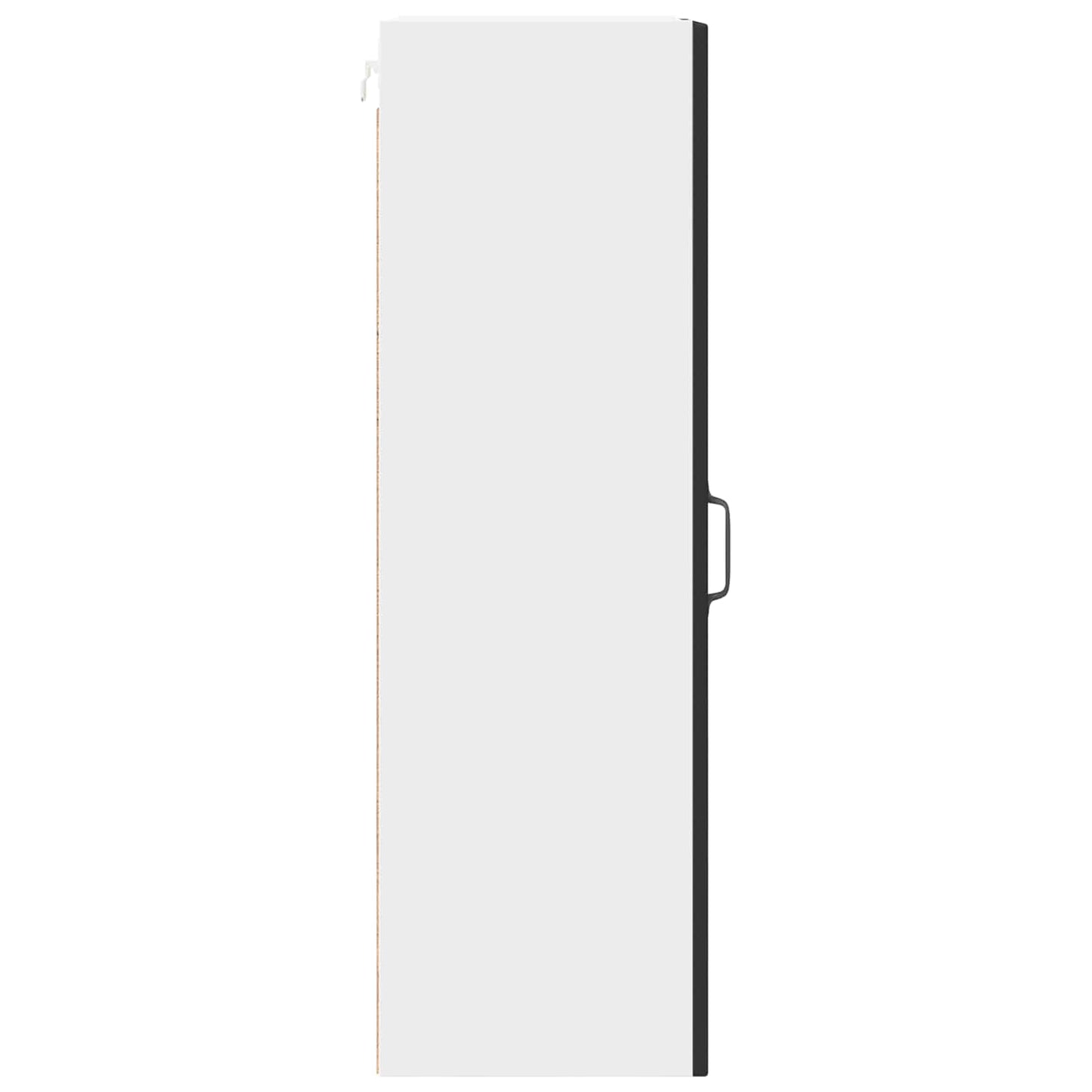 vidaXL Wall Cabinet PORTO Black 30 x 31 x 100 cm Engineered Wood