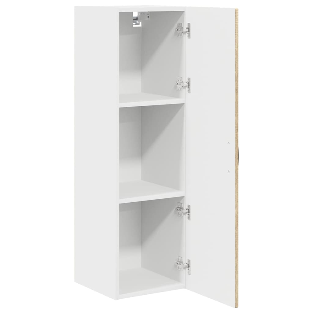vidaXL Wall Cabinet PORTO Sonoma Oak 30 x 31 x 100 cm Engineered Wood