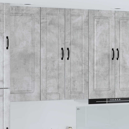 vidaXL Wall Cabinet PORTO Concrete Grey 30 x 31 x 100 cm