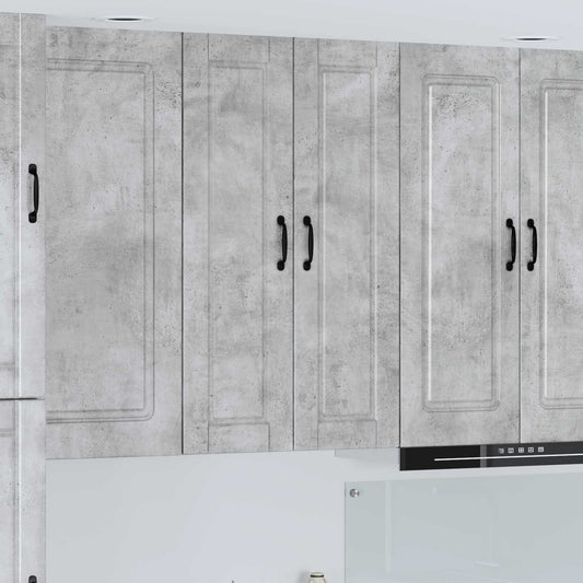 vidaXL Wall Cabinet PORTO Concrete Grey 30 x 31 x 100 cm