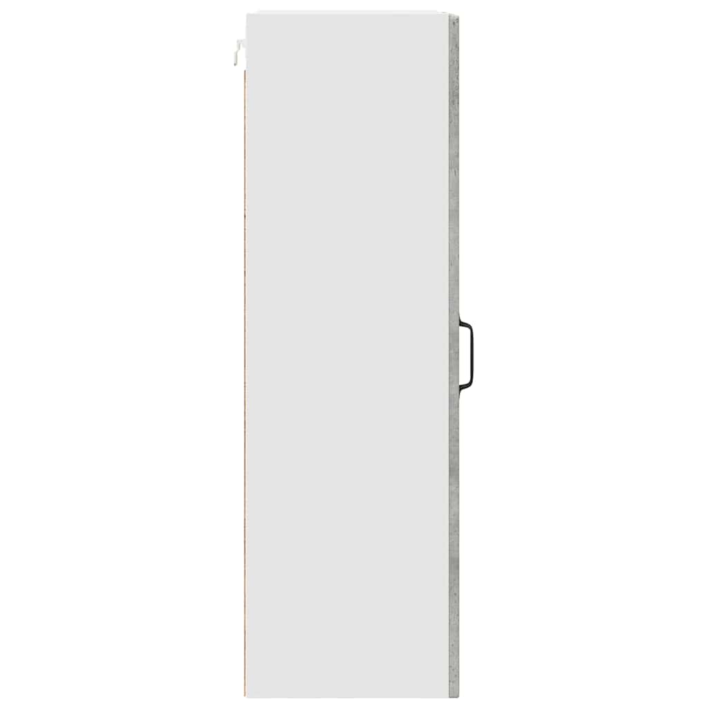 vidaXL Wall Cabinet PORTO Concrete Grey 30 x 31 x 100 cm