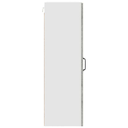 vidaXL Wall Cabinet PORTO Concrete Grey 30 x 31 x 100 cm