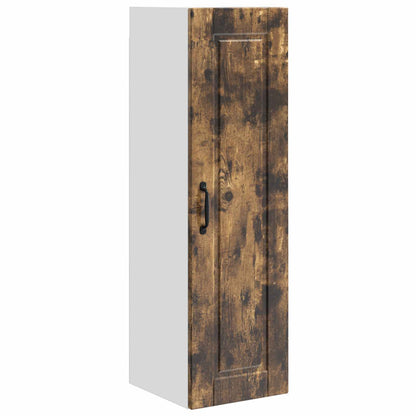 vidaXL Wall Cabinet PORTO Smoked Oak 30 x 31 x 100 cm Engineered Wood