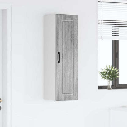 vidaXL Wall Cabinet PORTO Grey Sonoma 30 x 31 x 100 cm Engineered Wood