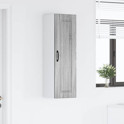 vidaXL Wall Cabinet PORTO Grey Sonoma 30 x 31 x 100 cm Engineered Wood
