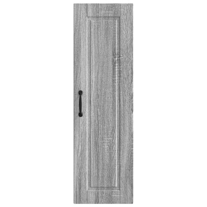 vidaXL Wall Cabinet PORTO Grey Sonoma 30 x 31 x 100 cm Engineered Wood