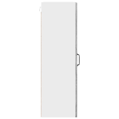 vidaXL Wall Cabinet PORTO Grey Sonoma 30 x 31 x 100 cm Engineered Wood