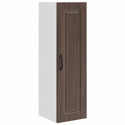 vidaXL Wall Cabinet PORTO Brown Oak 30 x 31 x 100 cm Engineered Wood