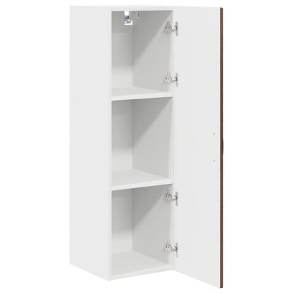 vidaXL Wall Cabinet PORTO Brown Oak 30 x 31 x 100 cm Engineered Wood