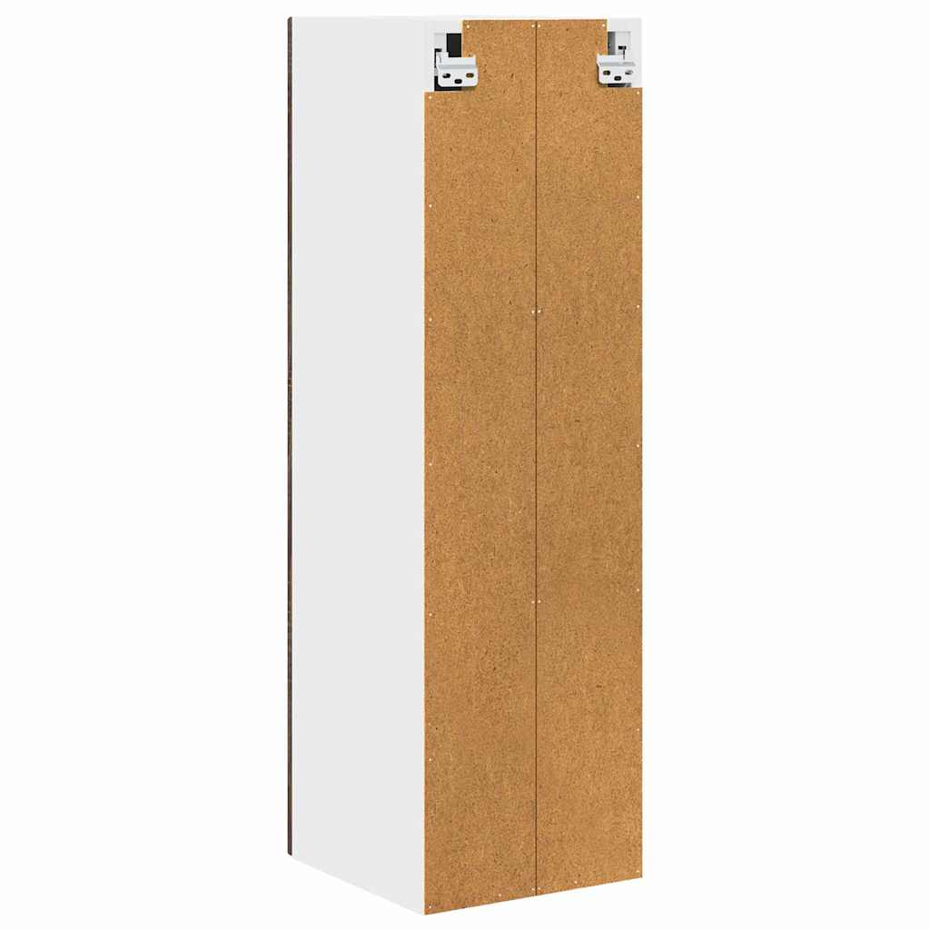 vidaXL Wall Cabinet PORTO Brown Oak 30 x 31 x 100 cm Engineered Wood