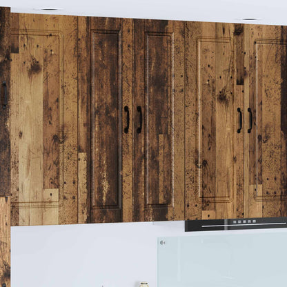 vidaXL Wall Cabinet PORTO Old Wood 30 x 31 x 100 cm Engineered Wood