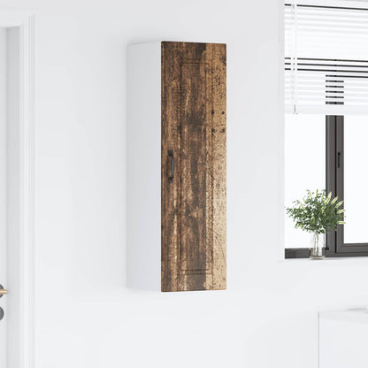 vidaXL Wall Cabinet PORTO Old Wood 30 x 31 x 100 cm Engineered Wood