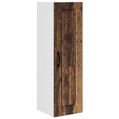 vidaXL Wall Cabinet PORTO Old Wood 30 x 31 x 100 cm Engineered Wood