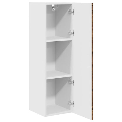 vidaXL Wall Cabinet PORTO Old Wood 30 x 31 x 100 cm Engineered Wood