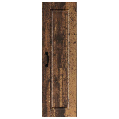 vidaXL Wall Cabinet PORTO Old Wood 30 x 31 x 100 cm Engineered Wood