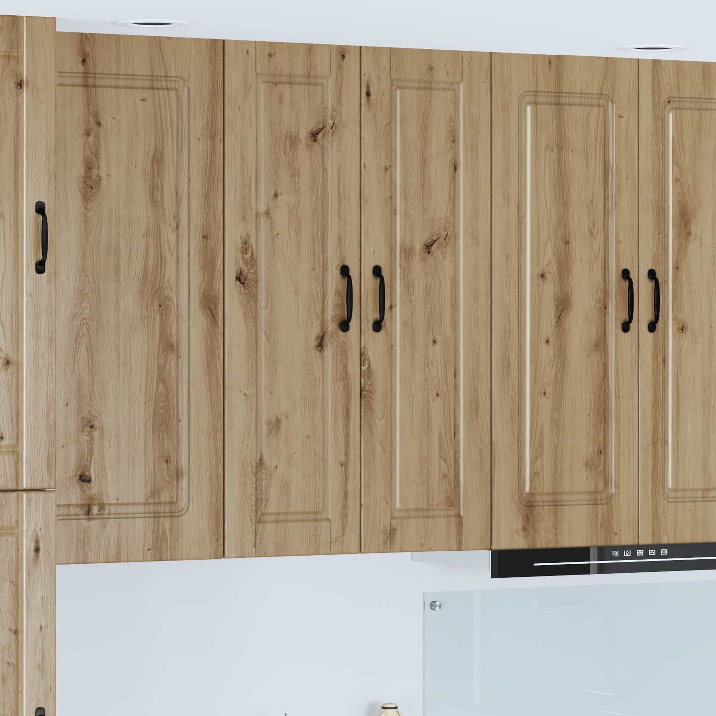 vidaXL Wall Cabinet PORTO Artisan Oak 30 x 31 x 100 cm Engineered Wood
