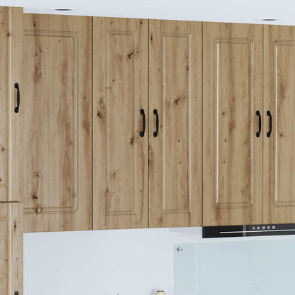 vidaXL Wall Cabinet PORTO Artisan Oak 30 x 31 x 100 cm Engineered Wood