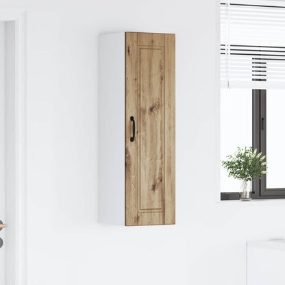 vidaXL Wall Cabinet PORTO Artisan Oak 30 x 31 x 100 cm Engineered Wood