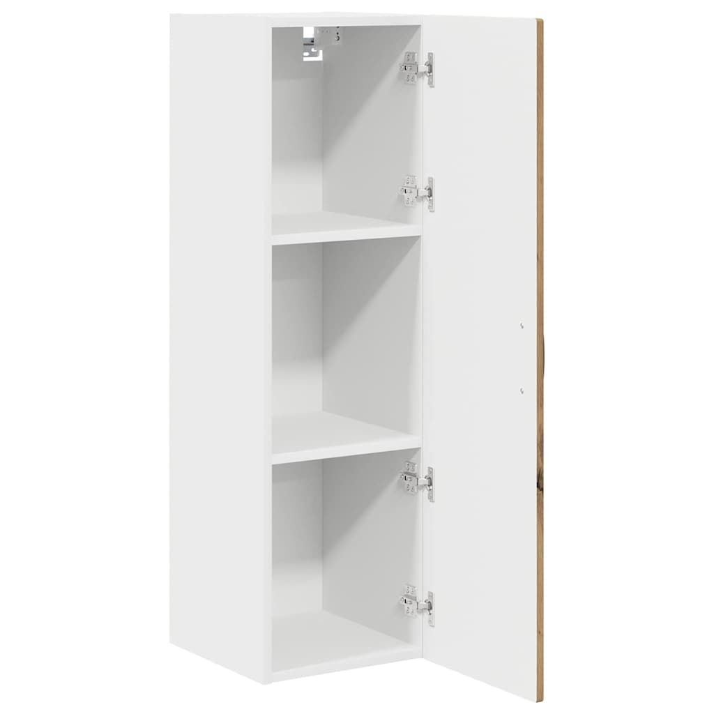 vidaXL Wall Cabinet PORTO Artisan Oak 30 x 31 x 100 cm Engineered Wood