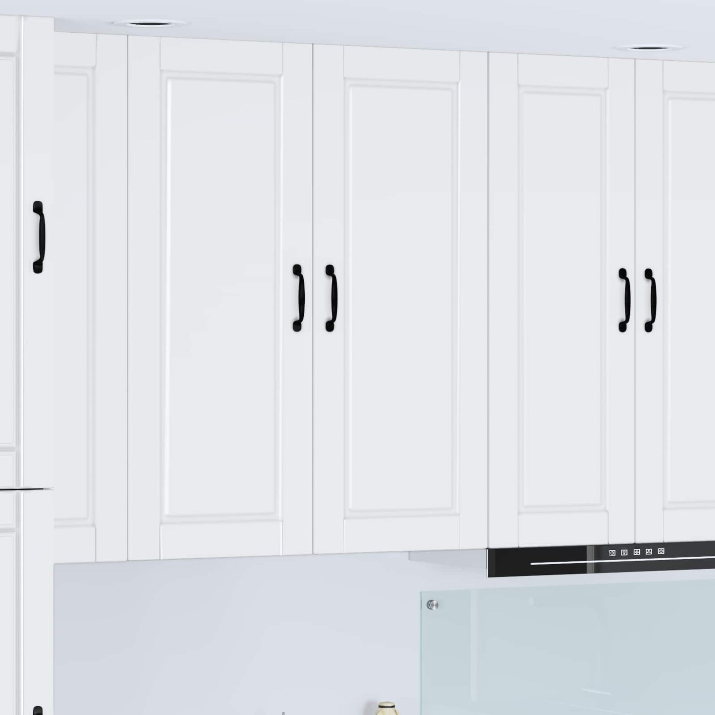 vidaXL Wall Cabinet PORTO White 40 x 31 x 100 cm Engineered Wood