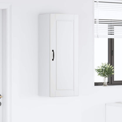 vidaXL Wall Cabinet PORTO White 40 x 31 x 100 cm Engineered Wood
