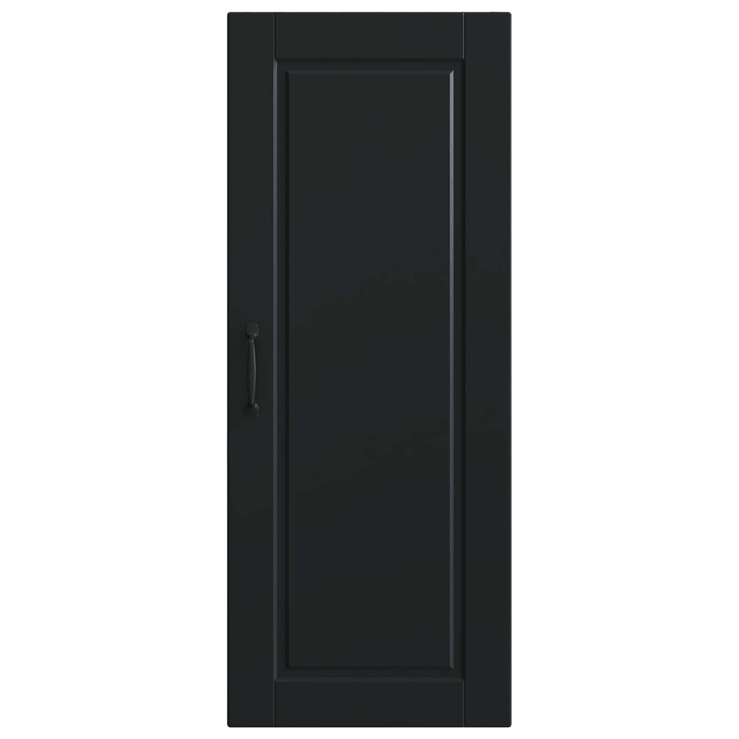 vidaXL Wall Cabinet PORTO Black 40 x 31 x 100 cm Engineered Wood