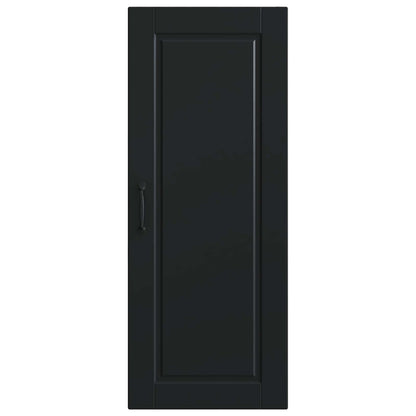 vidaXL Wall Cabinet PORTO Black 40 x 31 x 100 cm Engineered Wood