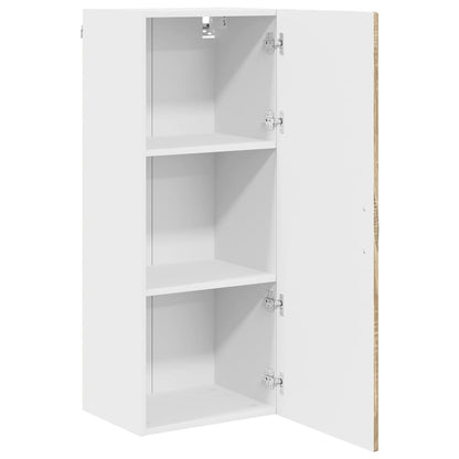 vidaXL Wall Cabinet PORTO Sonoma Oak 40 x 31 x 100 cm Engineered Wood