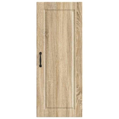 vidaXL Wall Cabinet PORTO Sonoma Oak 40 x 31 x 100 cm Engineered Wood