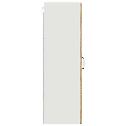 vidaXL Wall Cabinet PORTO Sonoma Oak 40 x 31 x 100 cm Engineered Wood
