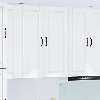 vidaXL Wall Cabinet PORTO High Gloss White 40 x 31 x 100 cm